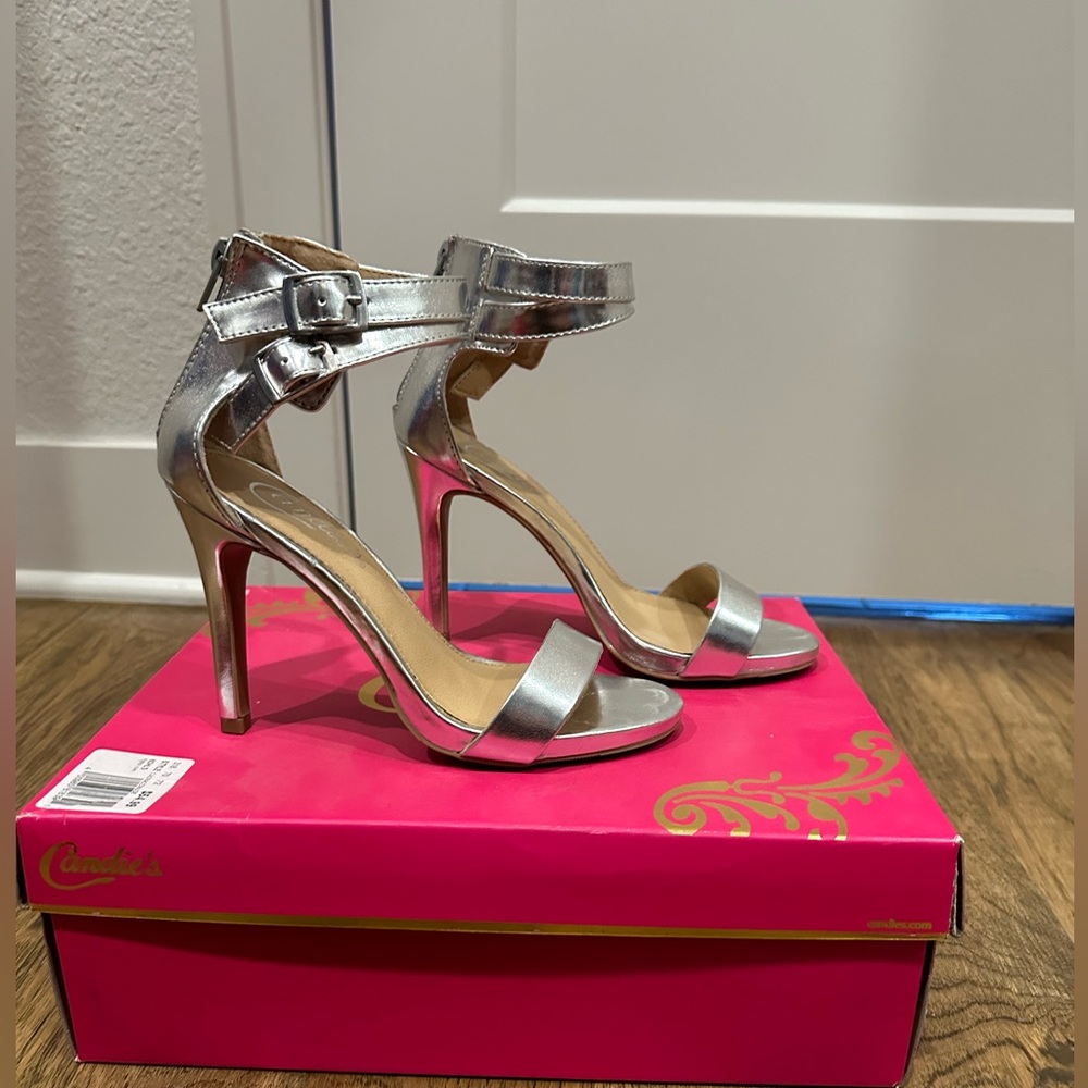 Silver heels
